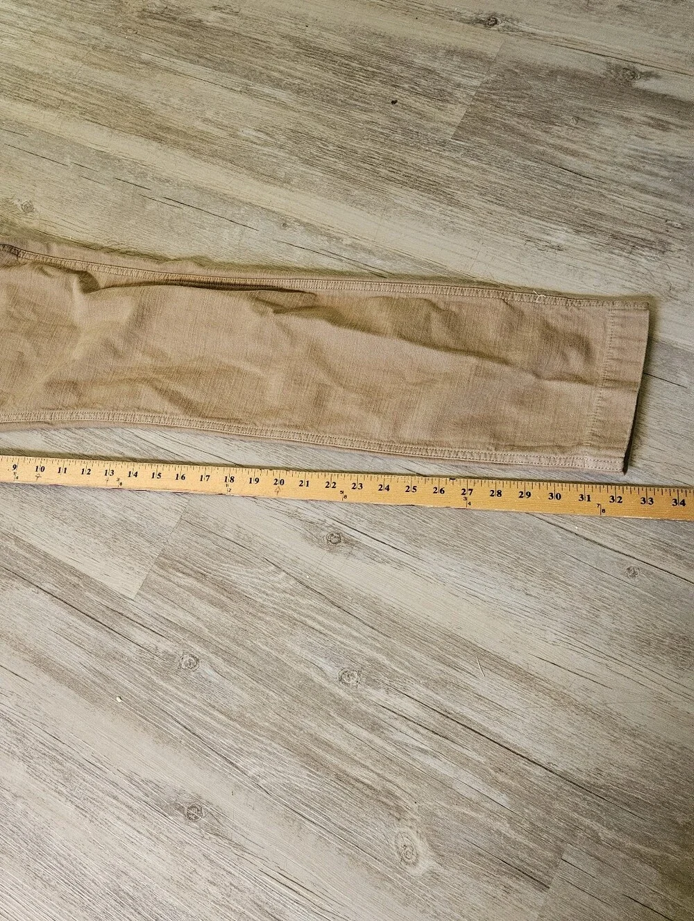 Tellason Men's Tan Straight Workwear Utility Fatigue Pants 33 Made In Italy